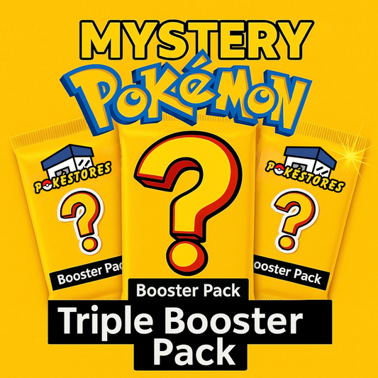 Pokémon Mystery Booster Packs x3