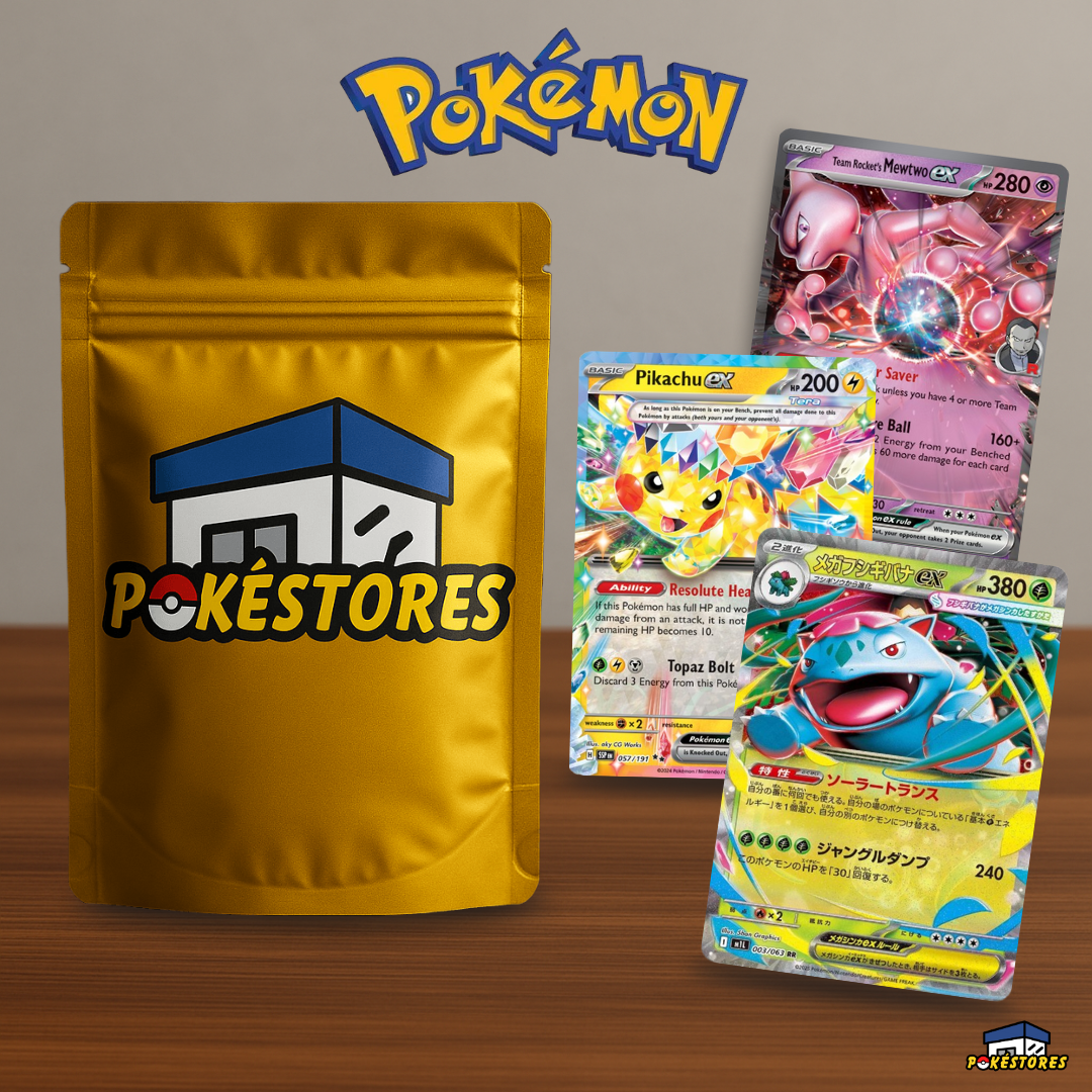 Pokémon English Mystery Pack 10x Cards/ EX